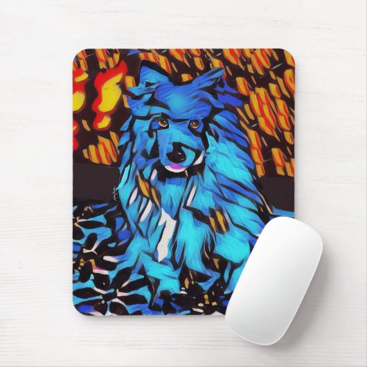 BLU GENES dog lapphund moutsepad マウスパッド (マウス)