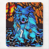 BLU GENES dog lapphund moutsepad マウスパッド (正面)