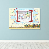 Blud Klinic | Valentine’s Day 24x16 キャンバスプリント (インサイチュ (ウッドフロア))