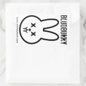 BLUDBUNNYスタンプ 長方形シール (バッグ)