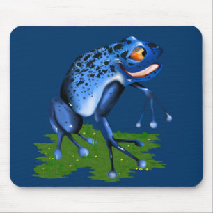 *Blueのカエル マウスパッド