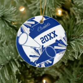 blueまたはANY COLORSバレーボールのチアリーダーのキープサケ セラミックオーナメント