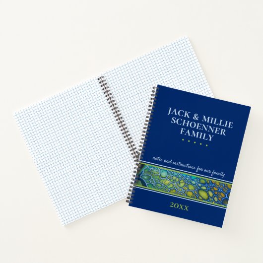 Blueファミモダンリー不動産計画の手順 ノートブック (内部)