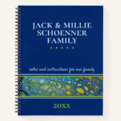 Blueファミモダンリー不動産計画の手順 ノートブック (正面)