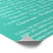 BLUEマッサージギフト券 ポスター (角)