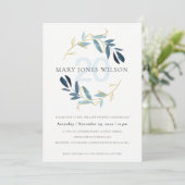 BLUE金ゴールド動物相リースANY YEAR ANNIVERSARYカード サンキューカード (スタンド正面)