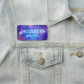 Blue]とPinkのクレフ、 音符記号とミュージカル 名札 (インサイチュ)