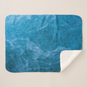 Blue シェルパブランケット (正面(横))