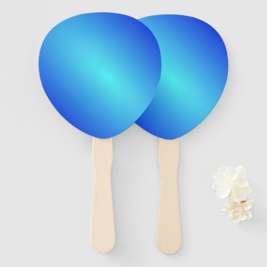 Blue ハンドファン (正面&裏面)