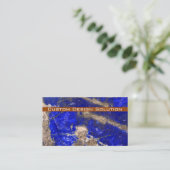 Blue モダン Stoneの名刺 名刺 (スタンド正面)