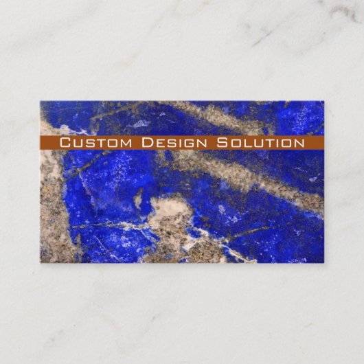 Blue モダン Stoneの名刺 名刺 (正面)