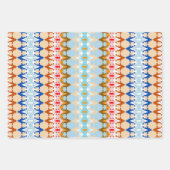 BLUE ラッピングペーパーシート (正面2)