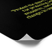 BLUE 保護 THE PLANET EARTHキュート救アートポスター ポスター (角)