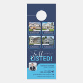 Blue 実在 Estate Agentのプロパティ一覧ブローカー ドアノブサイン (正面)