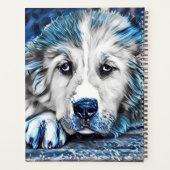 BLUE – 犬 プランナー手帳 (裏面)