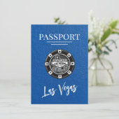 Blue 王室の Las Vegas Passport日付の保存 セーブザデート (スタンド正面)