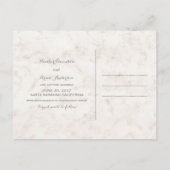 Blue 王室の Seashell日素朴付ポストカードの保存 案内ポストカード (裏面)