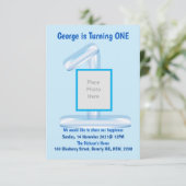 BLUE 1st誕生日招待状について 招待状 (スタンド正面)