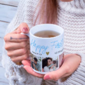 Blue 1st Mothers Dayおばあちゃん5写真 コーヒーマグカップ