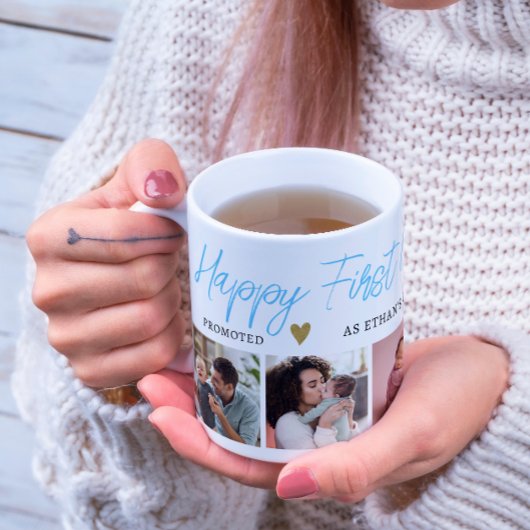 Blue 1st Mothers Dayおばあちゃん5写真 コーヒーマグカップ