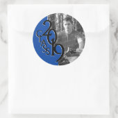 Blue 2019卒業クラス（写真あり） ラウンドシール (バッグ)