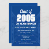 Blue 20 Year High School 2005 Class Reunion 招待状 (正面/裏面)