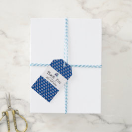 Blue 80s 90sスローバックミュージッククラシック ギフトタグ