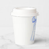 Blue a Bow男の子シャワー 紙コップ (右)