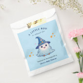 Blue A Little Boo Halloween Baby Shower  フェイバーバッグ (封をした状態)