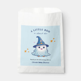 Blue A Little Boo Halloween Baby Shower  フェイバーバッグ