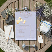 Blue A Silly Goose Price is Right Game card 招待状