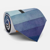 Blue Abstract Autumn Paul Klee Watercolor ネクタイ (ロール)