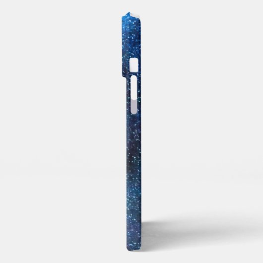 Blue Abstract Motivational iPhone 13 Pro Max Case iPhoneケース (左側面)