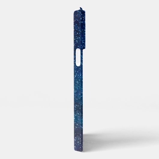 Blue Abstract Motivational iPhone 13 Pro Max Case iPhoneケース (右側面)