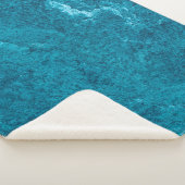 Blue abstract textureabstract, art, graphic decor, シェルパブランケット (3/4)