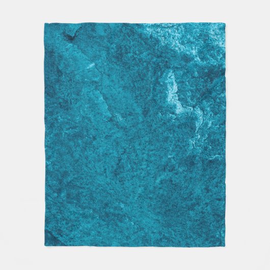 Blue abstract textureabstract, art, graphic decor, フリースブランケット (正面)