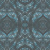 Blue Abstract Watercolor Art シール (正面)