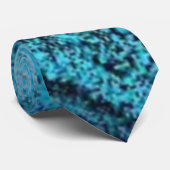 Blue Abstract (with Solid Blue knot on Top) ネクタイ (ロール)