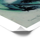 "Blue Abstraction"、光沢のあるポスター ポスター (コーナー)