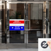 Blue Again ウィンドウサイン (オフィスドア)