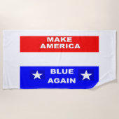 Blue Again ビーチタオル (正面)