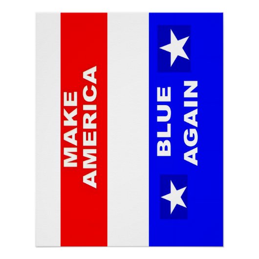 Blue Again ポスター (正面)