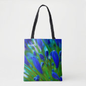Blue Agapanthus Tote bag トートバッグ (正面)