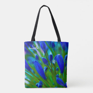 Blue Agapanthus Tote bag トートバッグ