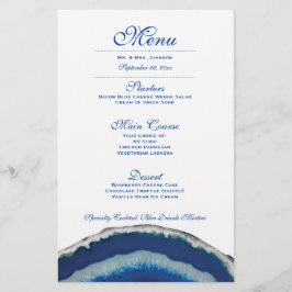 Blue Agateのディナ結婚ーメニュー