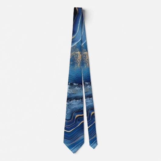 Blue Agate Neck Tie ネクタイ (正面)