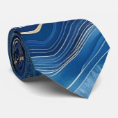 Blue Agate Neck Tie ネクタイ (ロール)