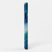 Blue Agate & Teal Geode Luxury Personalized Case-Mate iPhoneケース (裏面/右)