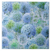 Blue Alliums タイル (正面)
