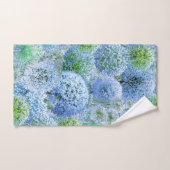 Blue Alliums ハンドタオル (ハンドタオル)